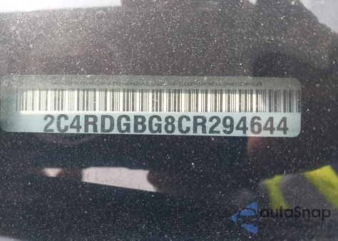 2012 Dodge Grand Caravan Se/Avp from USA, damaged, VIN 2C4RDGBG8CR294644